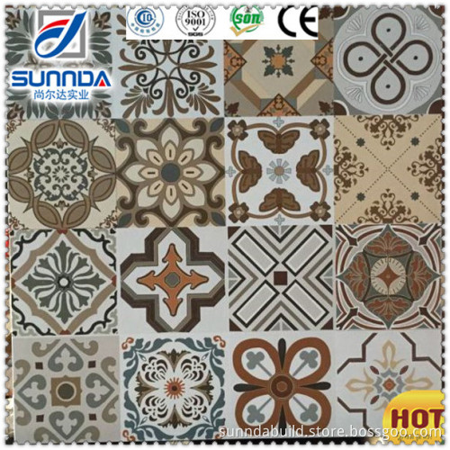 new arrival of tiles for rustic digital flower series floor and wall tile, rough matte ceramic porcelain tiles